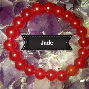 Red jade bracelet